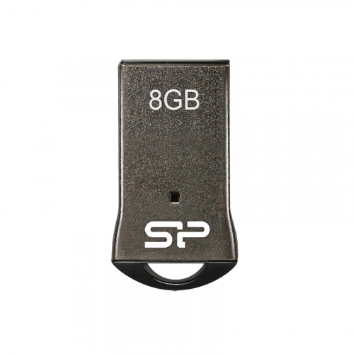 Флеш-накопитель USB  8GB  Silicon Power  Touch T01  чёрный (SP008GBUF2T01V1K)