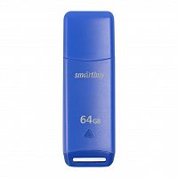 Флеш-накопитель USB  64GB  Smart Buy  Easy   синий (SB064GBEB)