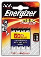 Элемент питания ENERGIZER  LR6 Max (3+1 бл)   (96) (E301534401)