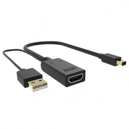 Кабель-переходник HDMI(F) +USB---> miniDP(M 0.15m  4K*30Hz VCOM<CG497-0.15> (CG497-0.15M)