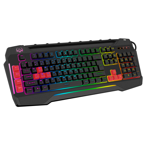 Клавиатура проводная игровая SVEN KB-G8800 (109 кл, макросы, RGB-подсветка, звук. индикация, USB-порт), черная (1/10) (SV-017675) фото 6