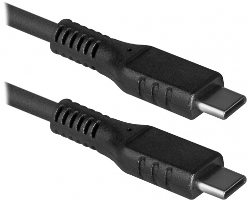 USB кабель Defender USB99-03H USB2.0 Type-C (m) - Type-C (m), 1.0 м (1/150) (87854) фото 3