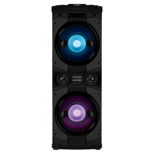 Портативная аудиосистема напольная SVEN АС PS-1500 (500 Вт, Bluetooth, FM, USB, LED-дисплей, ~230В), черный (1/1) (SV-022020) фото 7