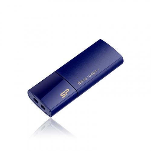 Флеш-накопитель USB 3.0  64GB  Silicon Power  Blaze B05  синий (SP064GBUF3B05V1D) фото 3
