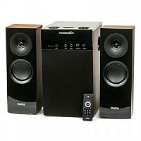 Колонки DIALOG Progressive AP-250, коричневые, 2.1, 50W+2*15W RMS, Караоке, Bluetooth, FM+USB+SD (AP-250 brown)