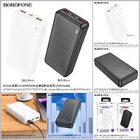 Мобильный аккумулятор Аккумулятор внешний Borofone BJ56A Graceful, 20000mAh, пластик, PD20Вт, 1 USB выход, Type-C, цвет: чёрный (1/42) (6941991111822)