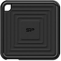 Внешний SSD  Siliсon Power  512 GB  PC60 External чёрный, USB Type-C, USB 3.2 (SP512GBPSDPC60CK)