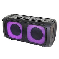 Портативная акустика напольная RITMIX SP-915B black Bluetooth-колонка, FM-радио, RGB-подсветка, AUX, USB, microSD, черный (1/2) (80002733)