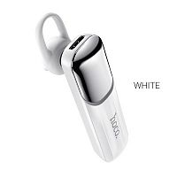 Гарнитура bluetooth HOCO E57 Essential, Bluetooth, 170 мАч, белый, Hands-free (6931474739445)