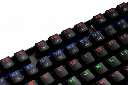 Клавиатура проводная механическая игровая REDRAGON Kumara, USB, Rainbow, Full Anti-Ghosting, черная (1/10) (74882) фото 9
