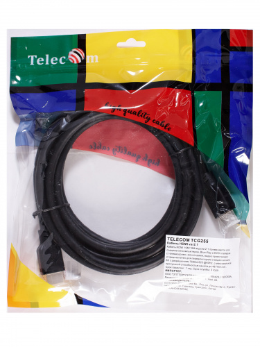 Кабель HDMI 19M/M,ver. 2.1, 8K@60 Hz 3m Telecom <TCG255-3M>(1/40) фото 3