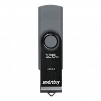 Флеш-накопитель USB 3.0  128GB  Smart Buy  Twist Dual (USB Type-C + USB Type-A) (SB128GB3DUOTWK)