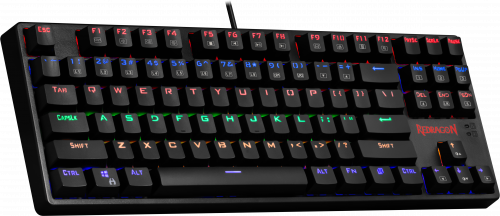 Клавиатура проводная механическая игровая REDRAGON Daksa RU, Rainbow, Full Anti-Ghosting, черная (1/10) (78308) фото 4