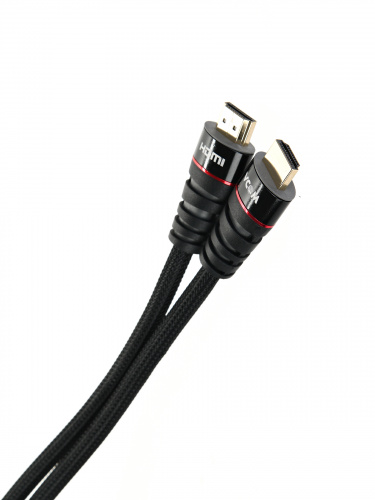 Кабель HDMI 19M/M ver. 2.0 черные коннекторы, 1.8m VCOM <CG526S-B-1.8M> Blister (1/40) фото 2