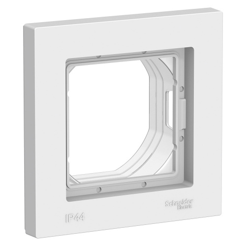 Рамка 1-м ATLASDESIGN Aqua IP44 бел. Systeme Electric ATN440101 (1/10/60)