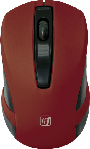 Беспроводная мышь DEFENDER MM-605, 3 кнопки,1200dpi, USB, красный (1/40) (52605) фото 5