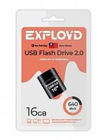 Флеш-накопитель USB  16GB  Exployd  640  чёрный (EX-16GB-640-Black)