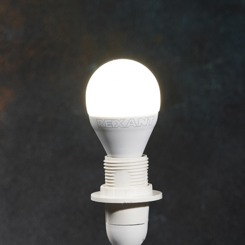 Лампа светодиодная REXANT Шар (GL) 11,5 Вт E14 1093 лм 4000 K нейтральный свет (10/100) (604-042) фото 2