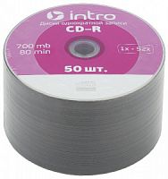 Intro СD-R INTRO 52X 700MB  Shrink 50 (50/500/22500) (Б0016206)