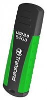 Флеш-накопитель USB 3.0  64GB  Transcend  JetFlash 810  чёрный/зелёный (TS64GJF810)