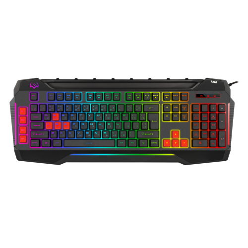 Клавиатура проводная игровая SVEN KB-G8800 (109 кл, макросы, RGB-подсветка, звук. индикация, USB-порт), черная (1/10) (SV-017675)