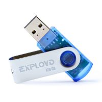 Флеш-накопитель USB  128GB  Exployd  530  синий (EX-128GB-530-Blue)