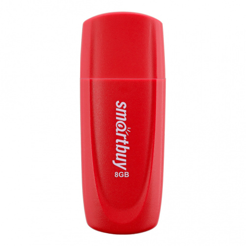 Флеш-накопитель USB  8GB  Smart Buy  Scout  красный (SB008GB2SCR)