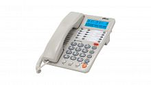 Проводной телефон c дисплеем RITMIX RT-495 white, АОН, FSK/DTMF/ETSI,59 вх.,16 исх.пам,10 кн.быстр.набор,подкл.мини АТС (1/10) (80002153)