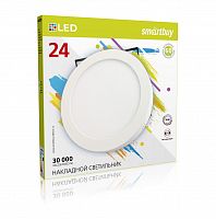 Светильник светодиодный SMARTBUY накладной Round SDL -24w/4000K/IP20 (SBL-RSDL-24-4K)