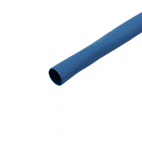 Трубка термоусаживаемая 3,0/1,5 мм синяя, ролик 2,44 м REXANT (1) фото 2