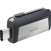 Флеш-накопитель USB 3.1  128GB  SanDisk  Dual Drive  (Type C + Type A)  OTG (SDDDC2-128G-G46)