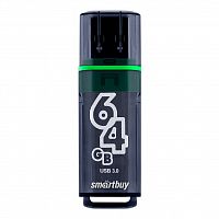 Флеш-накопитель USB 3.0  64GB  Smart Buy  Glossy  темно серый (SB64GBGS-DG)