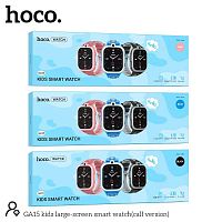 Смарт- часы HOCO GA15 Kids, IPS 1.85, пластик, bluetooth 5.0, IP67, поддержка SIM, цвет: чёрный (1/50) (6942007618038)