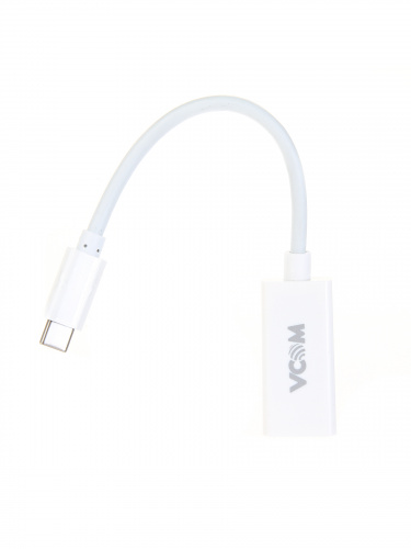 Кабель-адаптер USB 3.1 Type-Cm --> DP(f) 3840x2160@30Hz, 10Gbps , 0,15m VCOM <CU422> (1/72) фото 2