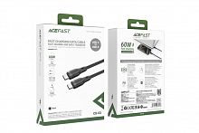 Кабель Type-C - Type-C ACEFAST C8-03, 1.2м, круглый, 3.0А, ткань, 60W, цвет: чёрный (1/24/192) (6974316282716)