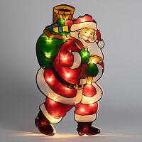 Фигурка ЭРА ENGDS-16 Дед Мороз 20 LED 3*ААА (1/12) (Б0056007)