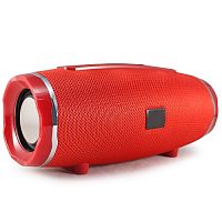 Колонка портативная Borofone BR3, Rich sound, металл, пластик, microSD, цвет: красный(1/40) (6931474715586)