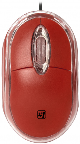 яМышь DEFENDER MS-900, красный, USB, проводная, 3 кнопки, блистер (1/40) (52901) фото 5