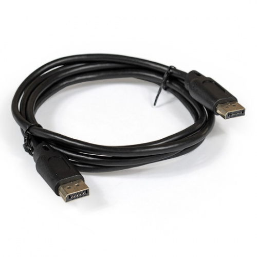 Кабель DisplayPort Cablexpert, 1.8м, 20M/20M, черный, экран, пакет (CC-DP-6)