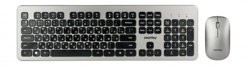 Комплект беспроводной Клавиатура + Мышь SMARTBUY 233375AG-GK серо-черная (1/10) (SBC-233375AG-GK)