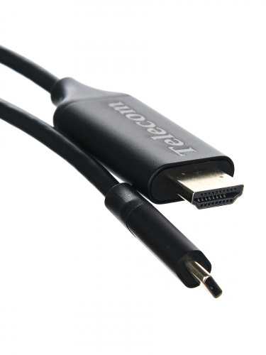 Кабель-адаптер USB3.1 Type-Cm --> HDMI A(m) 4K@60Hz, 1.8m, Telecom <TCC008-1.8M> (1/150) фото 2