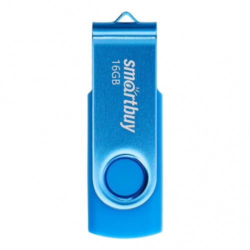 Флеш-накопитель USB  16GB  Smart Buy  Twist  синий (SB016GB2TWB)