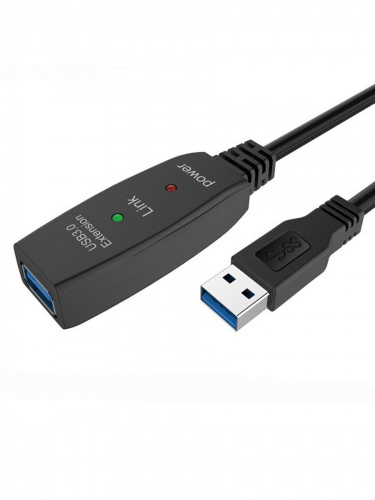 Кабель-адаптер USB3.0-repeater, удлинительный активный <Am-->Af> 15м Aopen/qust<ACU827A-15M> (1/10) фото 11