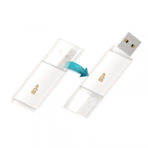 Флеш-накопитель USB 3.0  16GB  Silicon Power  Blaze B06  белый (SP016GBUF3B06V1W) фото 6