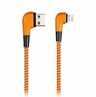 Кабель Smartbuy USB -8pin SOCKS L-TYPE, оранжевый, 2 А, 1 м (ik-512NSL orange)