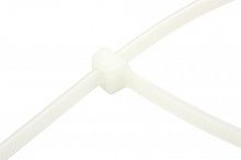 Хомут-стяжка кабельная нейлоновая REXANT 60 x2,5 мм, белая, упаковка 100 шт. (10/500) (07-0060)