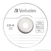 Диск VERBATIM CD-R 80 (52х) DL CB-100 (400) (43411)