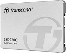 Внутренний SSD  Transcend 1TB  220Q, SATA-III, R/W - 550/500 MB/s, 2.5", QLC (TS1TSSD220Q)