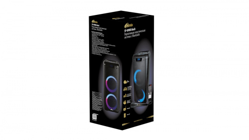 Портативная акустика напольная RITMIX SP-890B black Bluetooth, FM-радио, RGB-подсветка, AUX, USB, microSD, черный (1/2) (80001212) фото 2