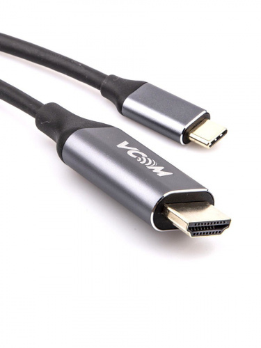 Кабель-адаптер USB 3.1 Type-Cm --> HDMI A(m) 4K@60Hz, 1.8m ,Aluminium Shell,VCOM <CU423MC-1.8M> (1/75) фото 2